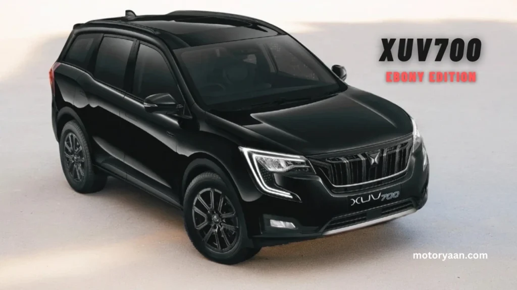 Mahindra XUV700 Ebony Edition