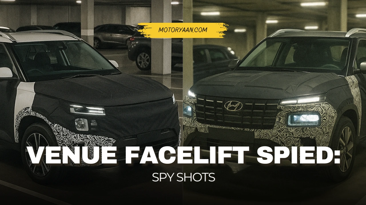 2025 Hyundai Venue Facelift Spied