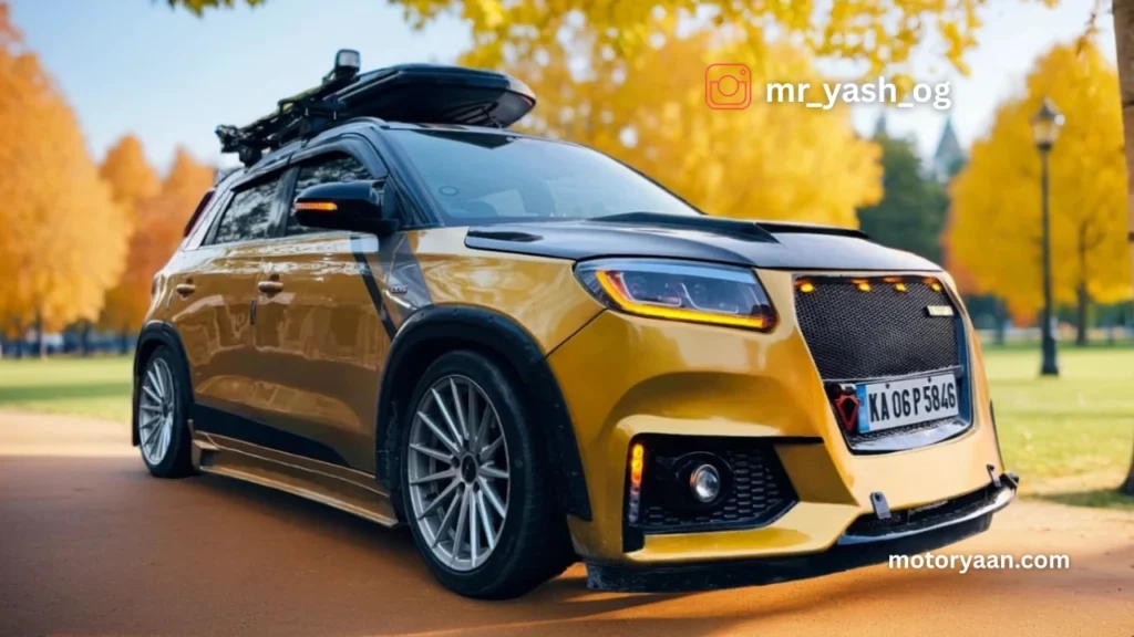 Modified Maruti Suzuki Brezza With Air Suspension