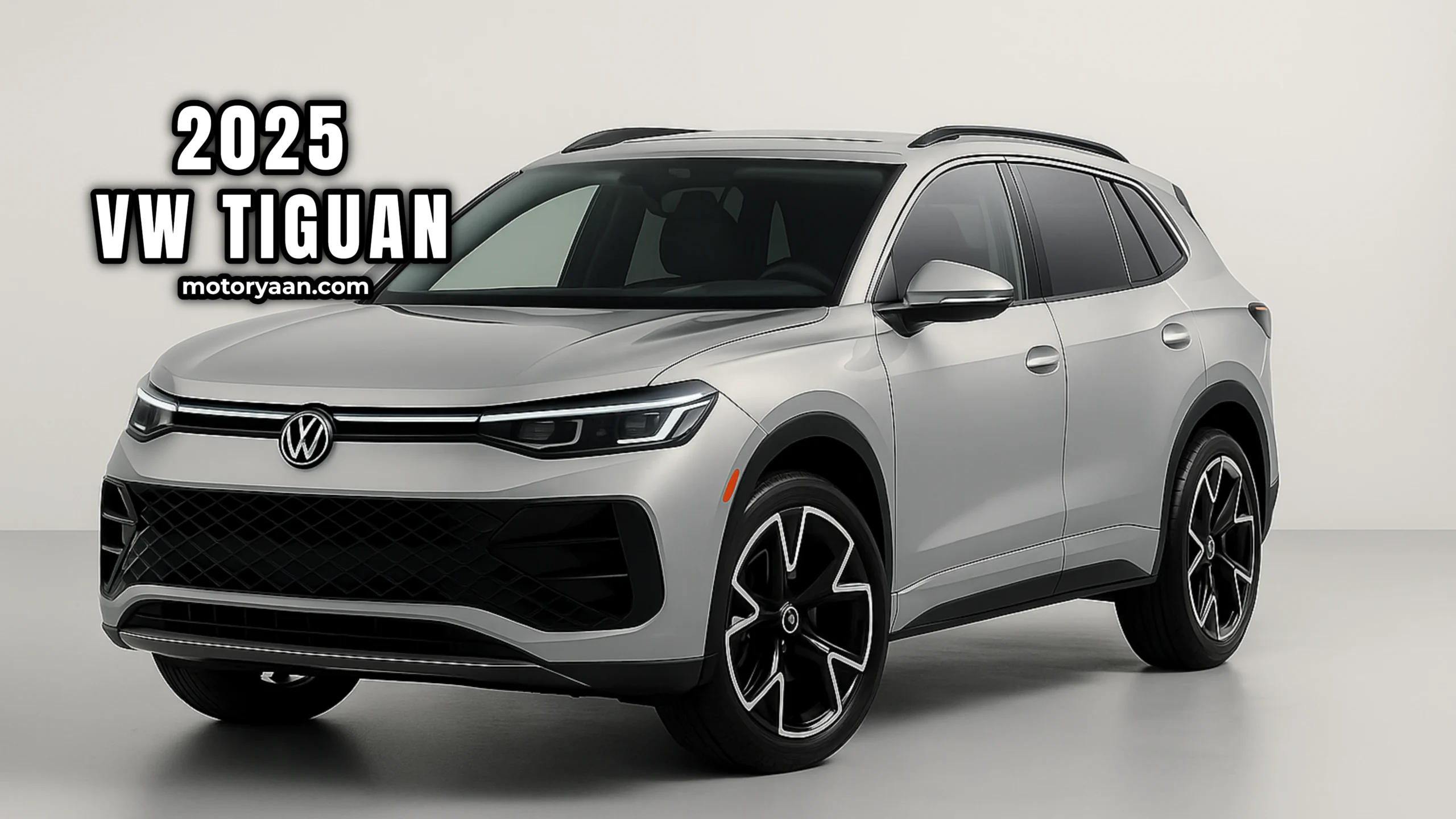 vw tiguan 2025 features vw tiguan 2025 front and side profile with 20 inch alloy wheels and iq light