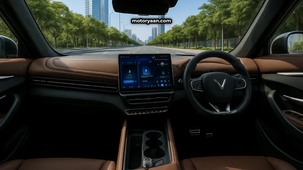 VinFast VF 7 Dashboard and Infotainment System Interior View
