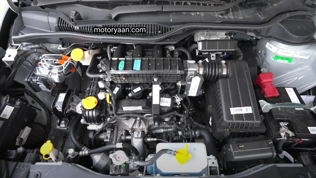 Tata Altroz Diesel Pure variant 1.5L turbo engine bay with manual transmission layout