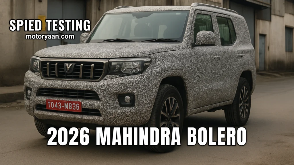 2026 Mahindra Bolero Spied Testing