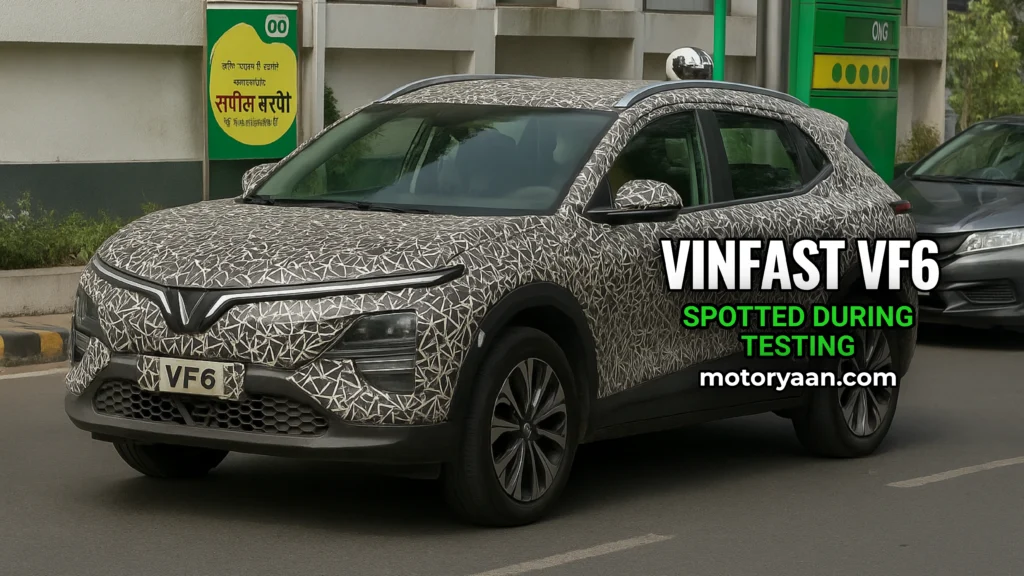 VinFast VF6 spotted in India – Electric SUV testing in Mumbai