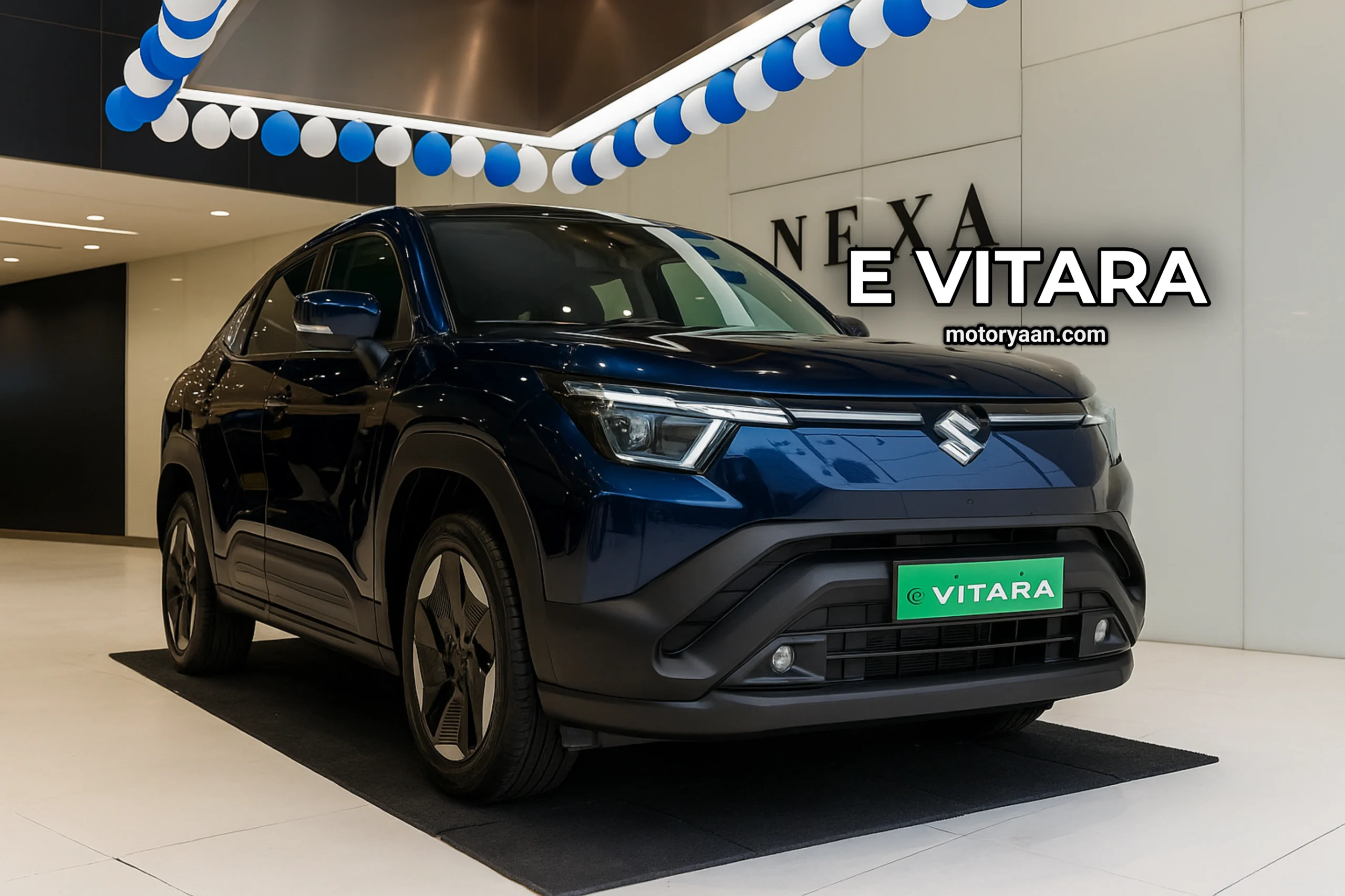 Maruti e Vitara EV front and side profile revealed before e Vitara Launch Date
