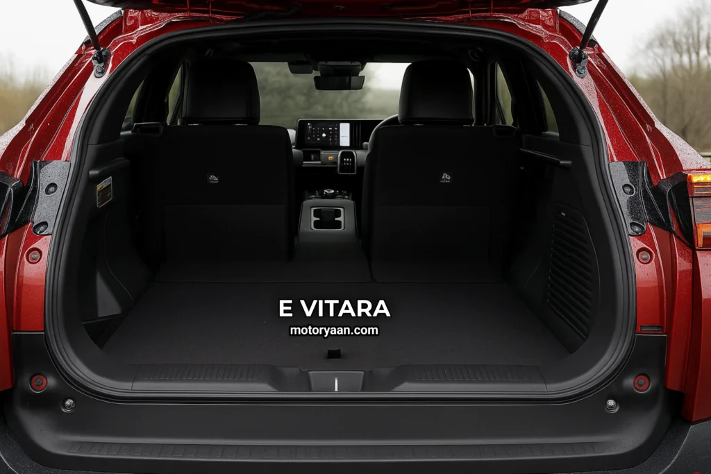 eVitara Test Drive rear seat comfort