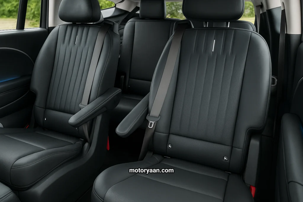 Hyundai Ioniq 9 second row seats with premium cushioning