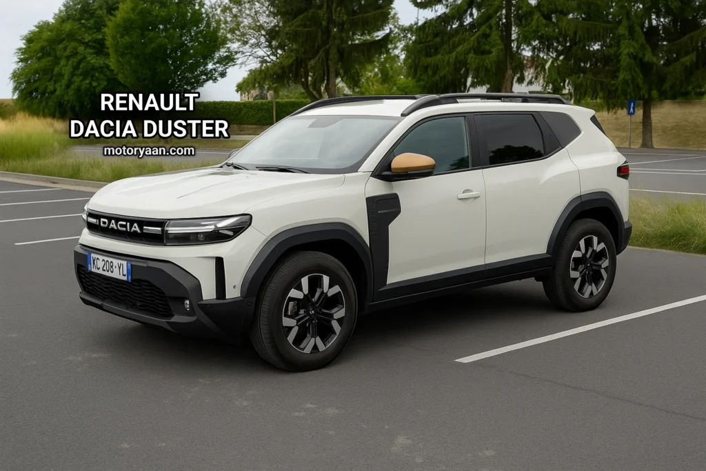 Renault Duster complete side and front profile