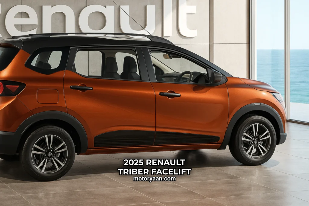 2025 Renault Triber Facelift full side profile