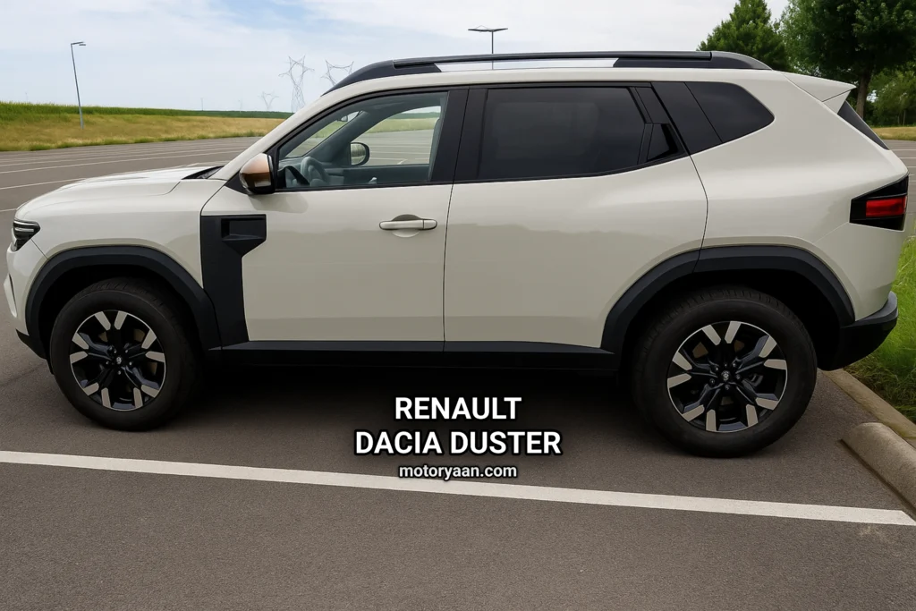 Renault Duster full side profile view