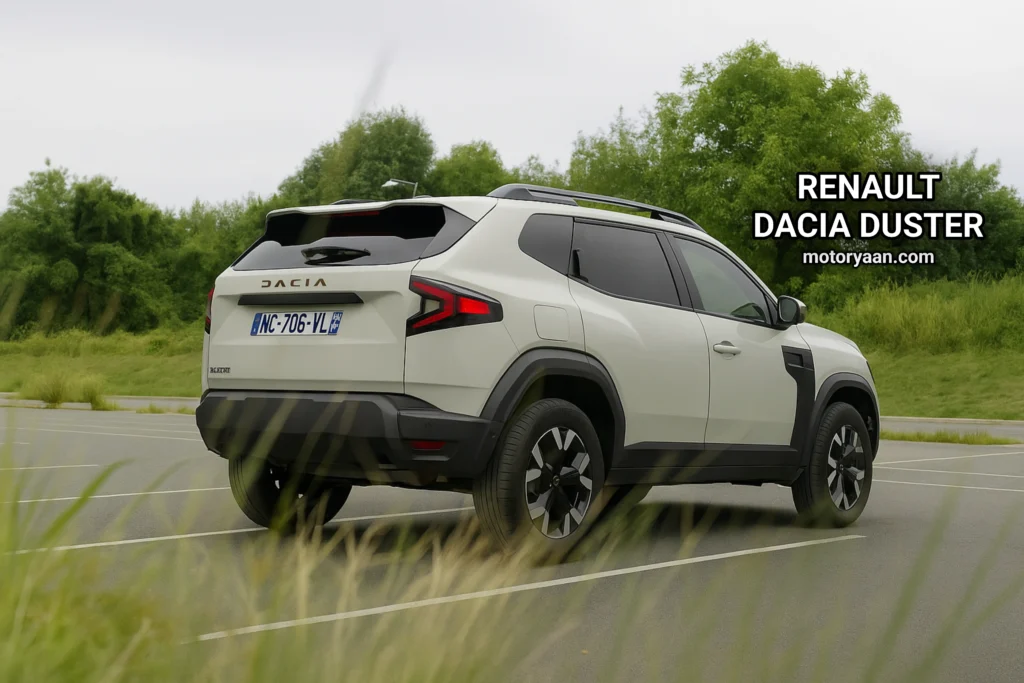 Renault Duster rear and side profile