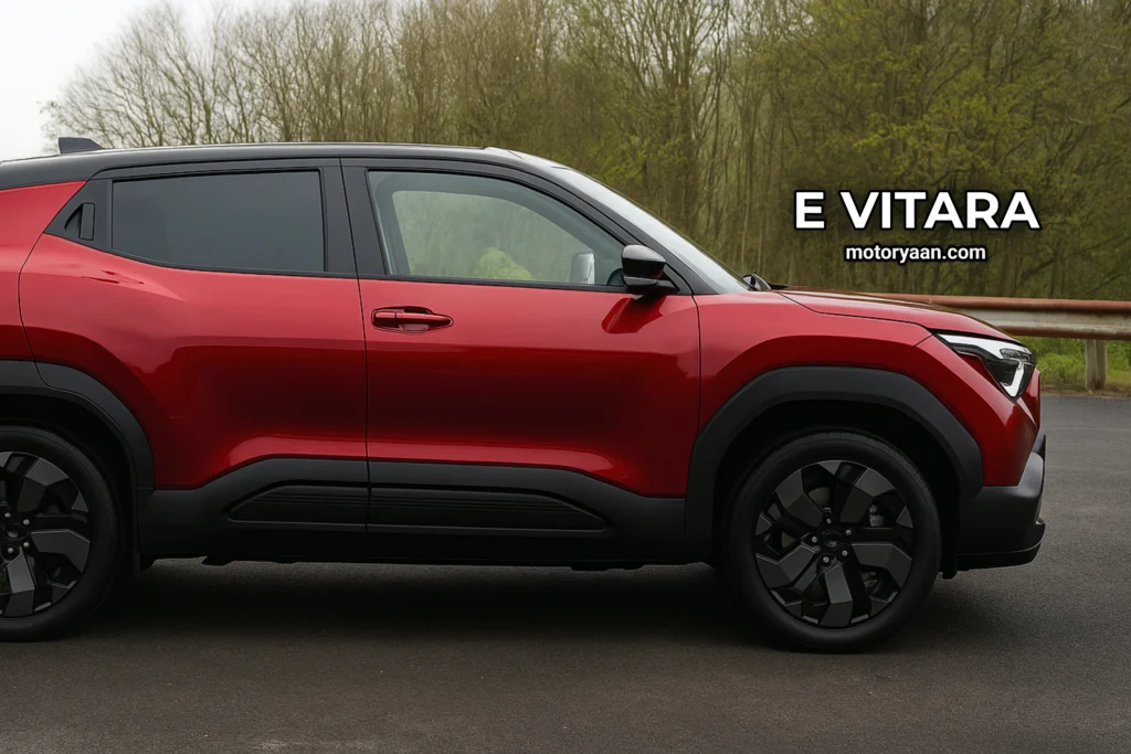 eVitara Test Drive complete side profile