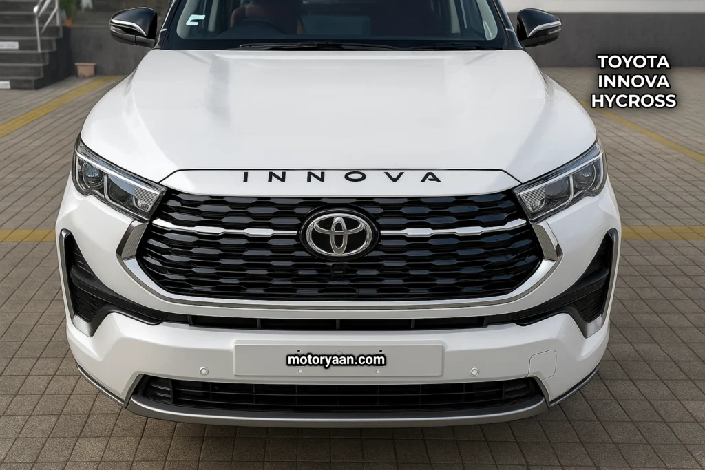 Toyota Innova Hycross front close-up design