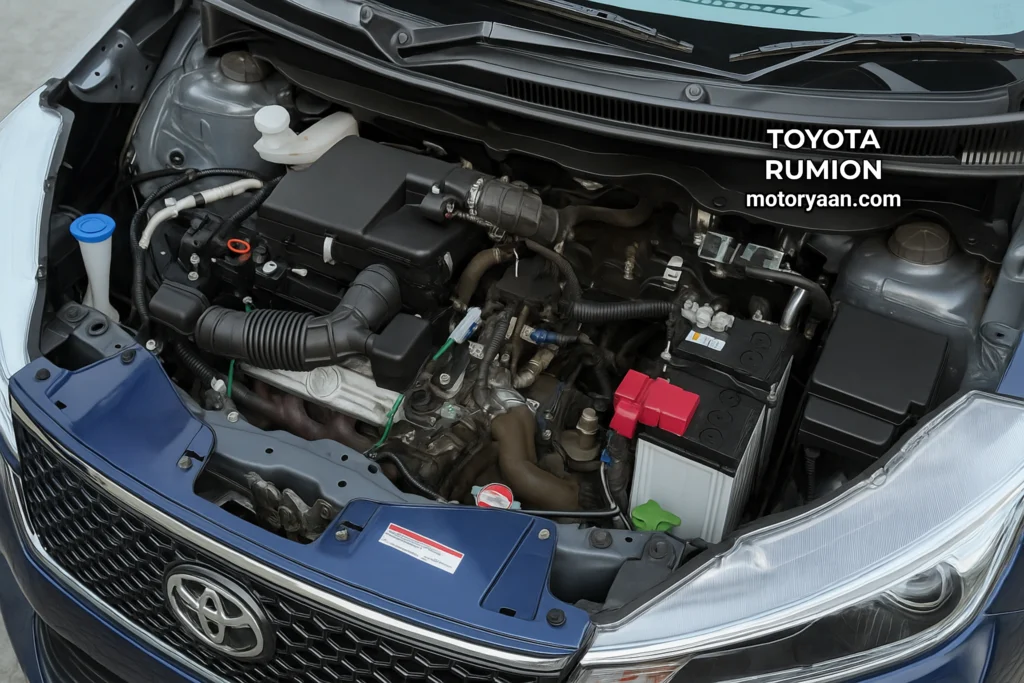Toyota Rumion Engine Bay - 1.5L Mild Hybrid Petrol