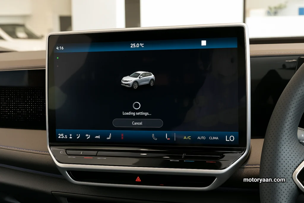 Volkswagen Tiguan R-Line 15-inch touchscreen infotainment with wireless Android Auto and Apple CarPlay