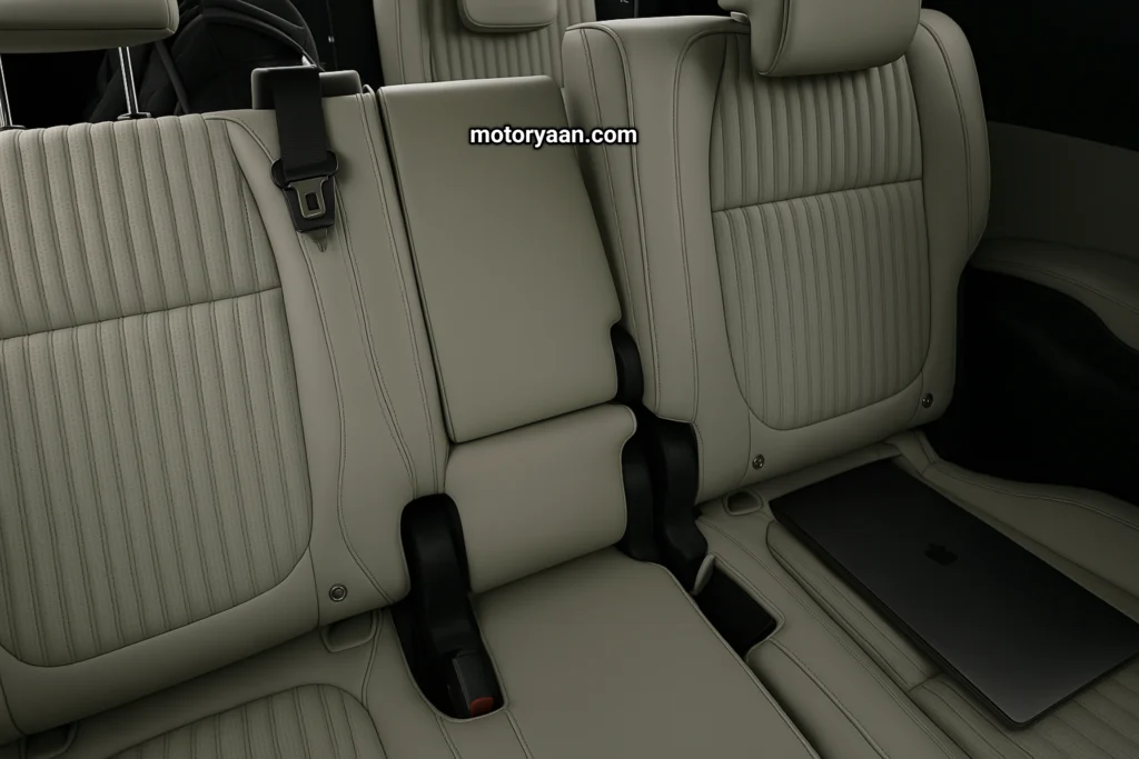 Kia Clavis EV second-row Captain seats
