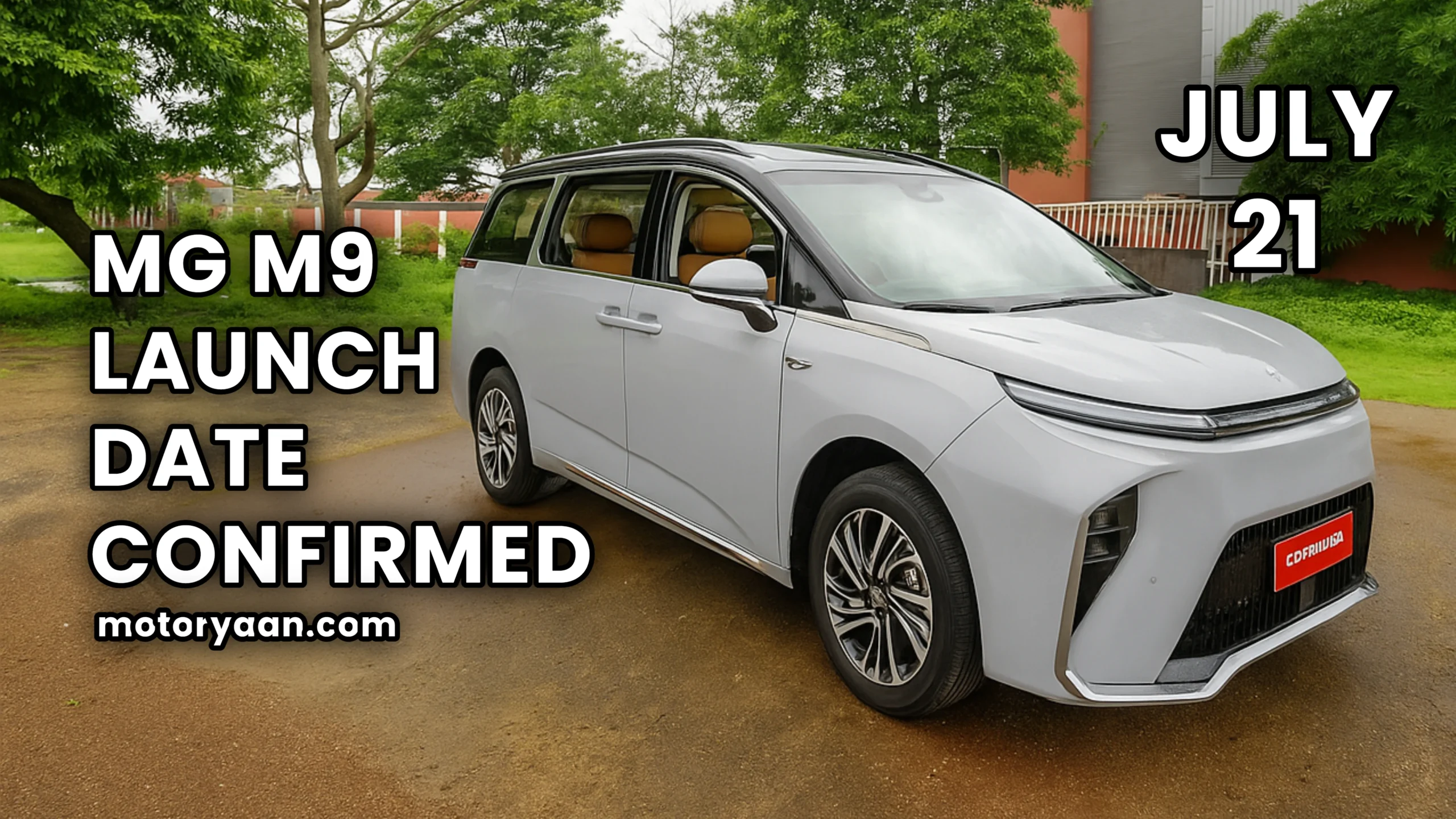MG M9 India Launch Date
