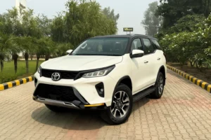 Fortuner Legender Neo Drive front profile showcasing bold grille and LED headlamps