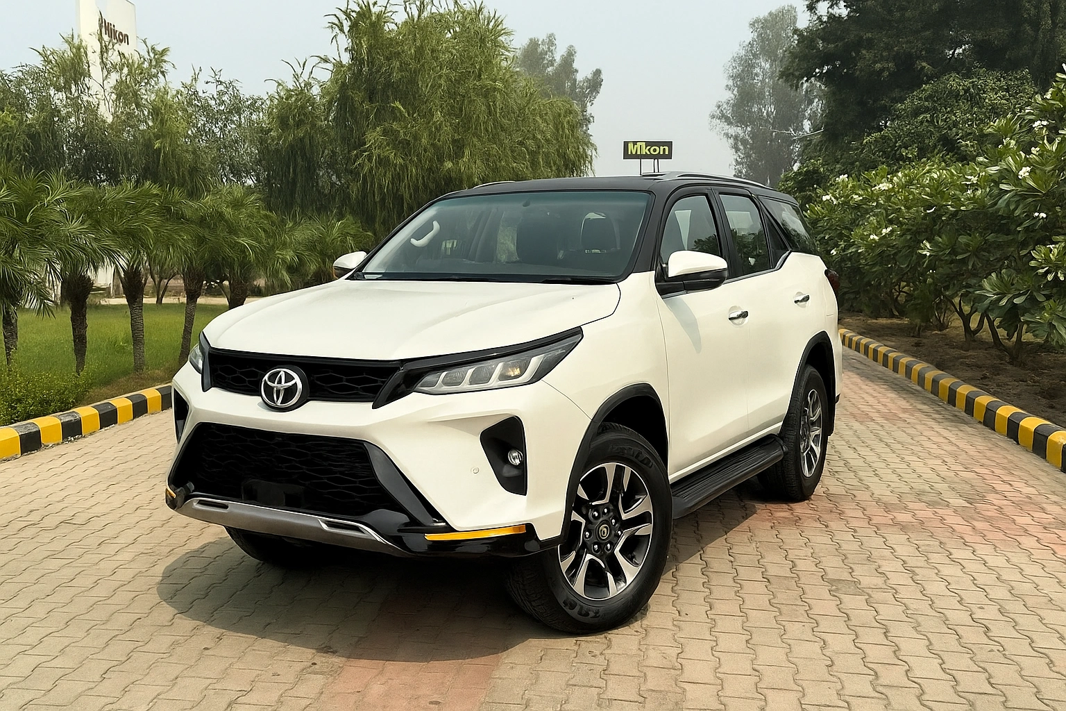 Fortuner Legender Neo Drive front profile showcasing bold grille and LED headlamps