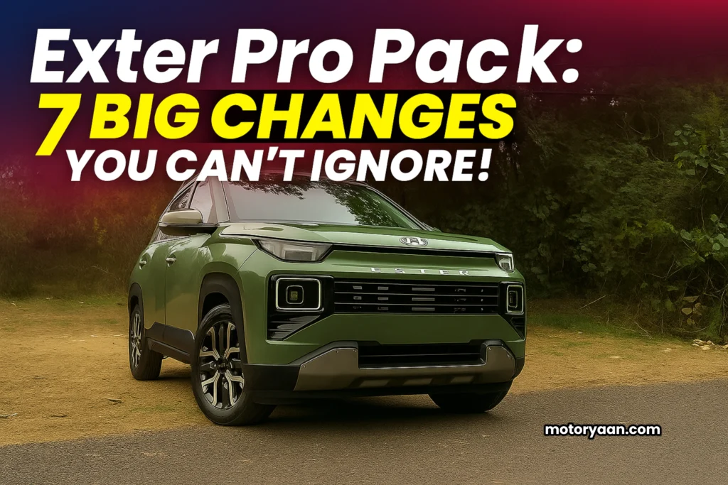 Hyundai Exter Pro Pack front and side profile with updated design