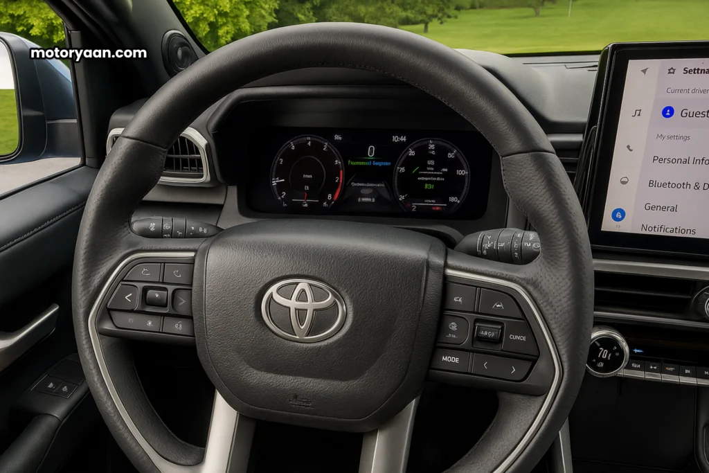 2025 Toyota 4Runner Limited steering wheel and instrument cluster