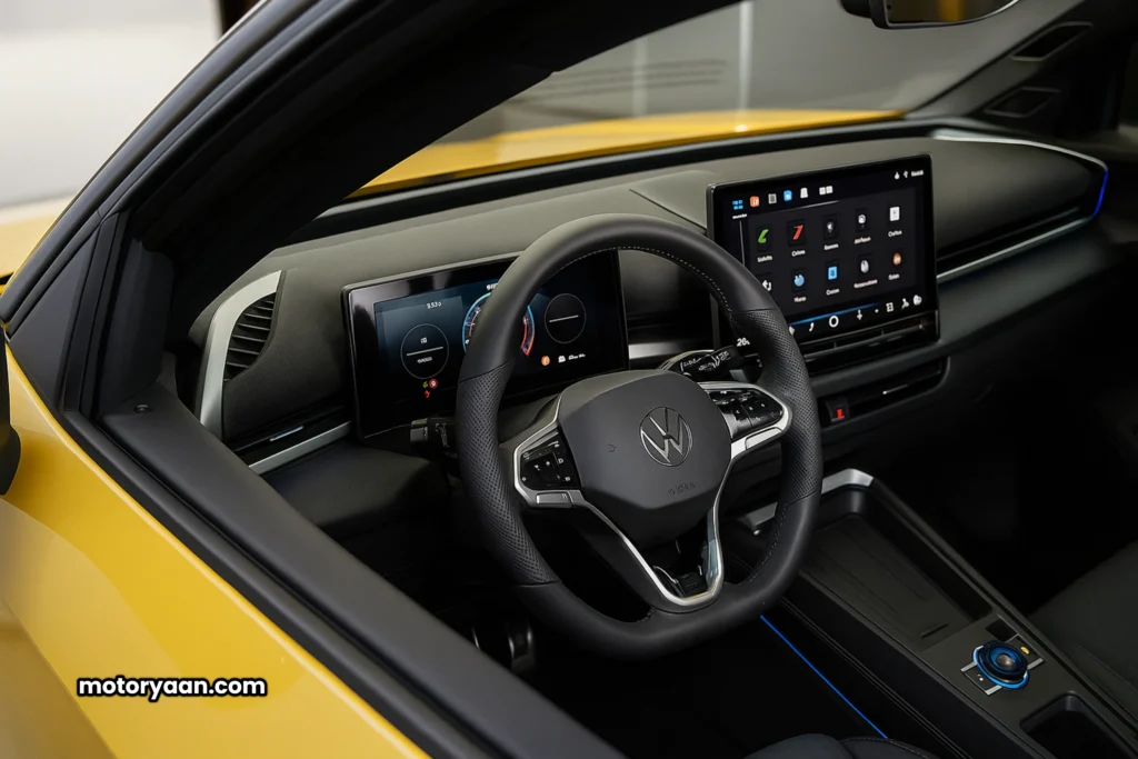 2025 Volkswagen T-Roc interior dashboard steering infotainment