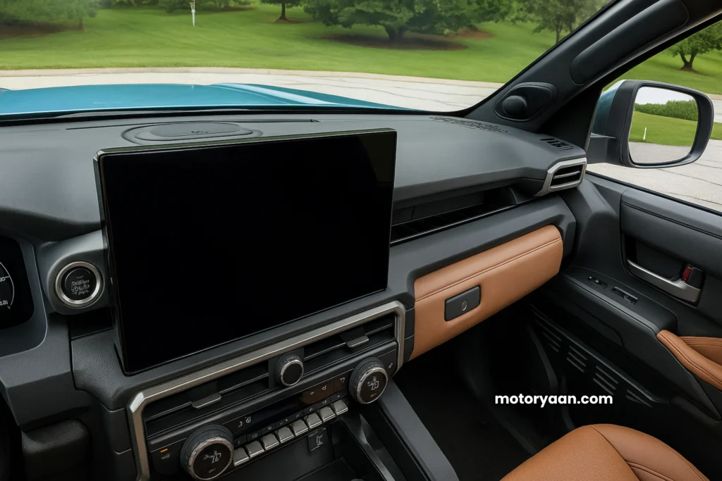 2025 Toyota 4Runner Limited infotainment system and AC controls