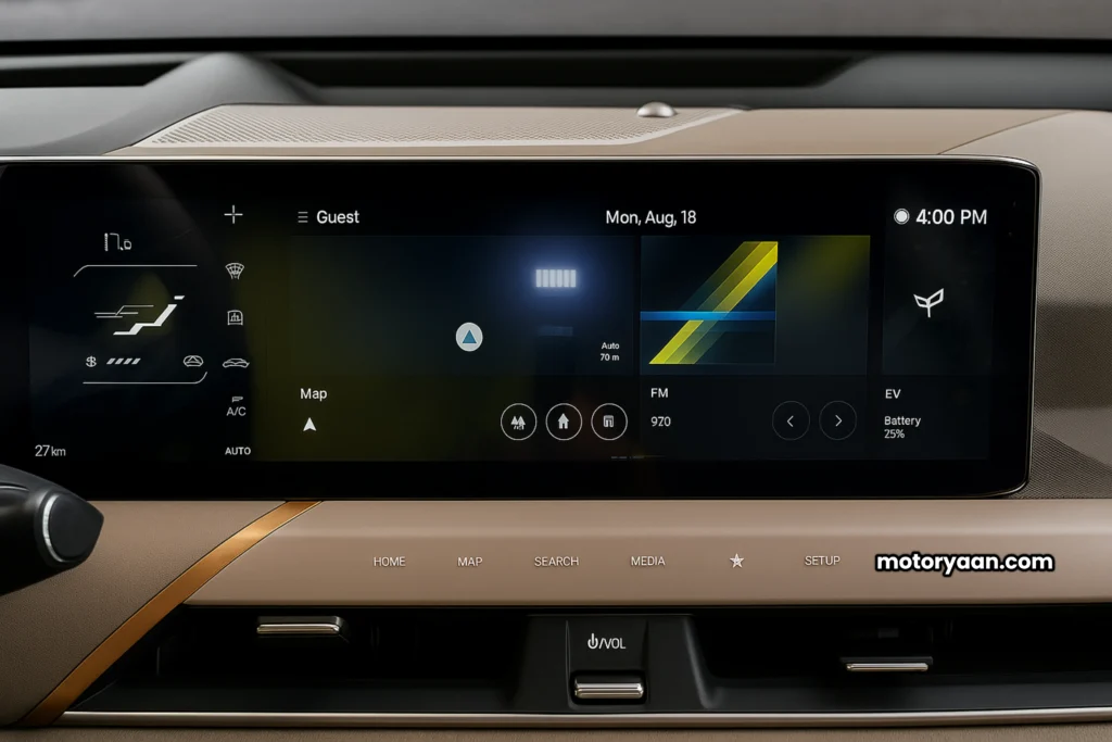 Kia EV5 Review – fully digital instrument cluster