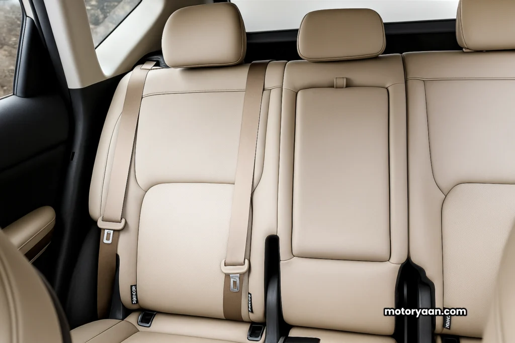 Kia EV5 Review – premium second row seating comfort