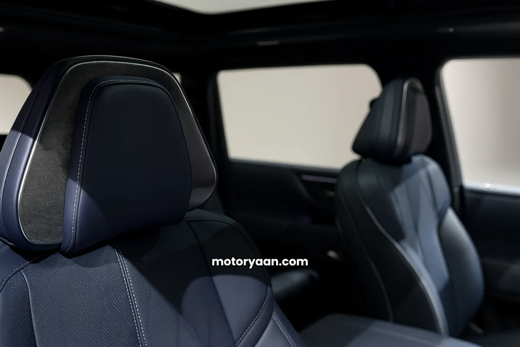 2026 Infiniti QX80 Sport front seat design
