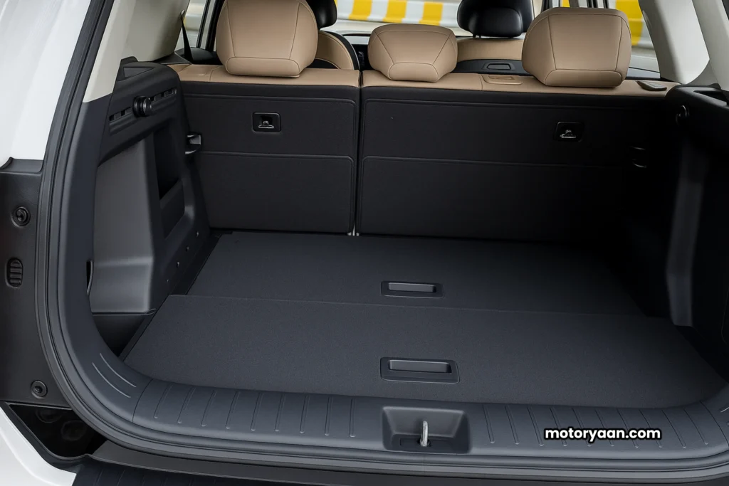 Kia EV5 Review – SUV boot space for luggage storage