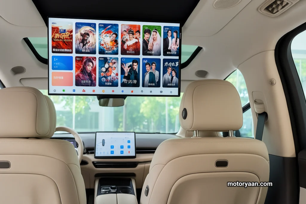2025 Leoto i8 Rear Seat Infotainment Screen