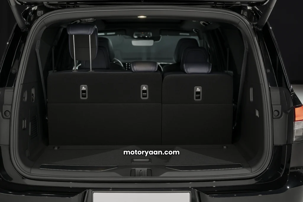 2026 Infiniti QX80 Sport boot space capacity