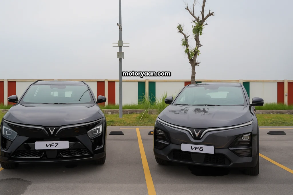 VinFast VF 6 and VF 7 India launch – both electric SUVs side by side