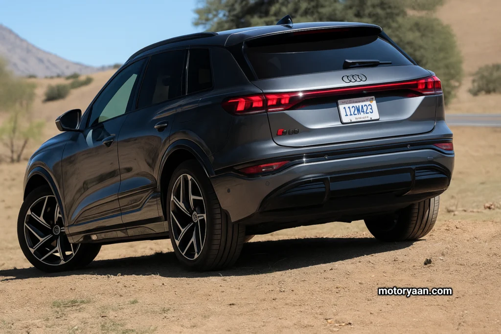 2025 Audi SQ6 e-tron Rear and Side View