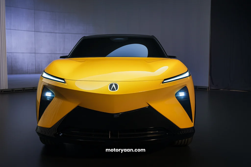 2026 Acura RSX Prototype front profile with bold grille design