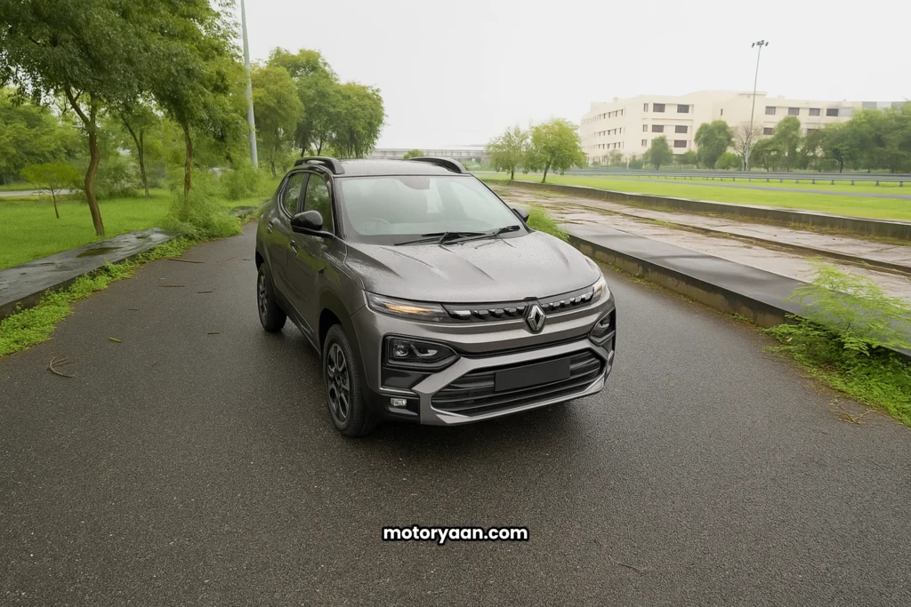 2025 Renault Kiger dynamic front and side profile view
