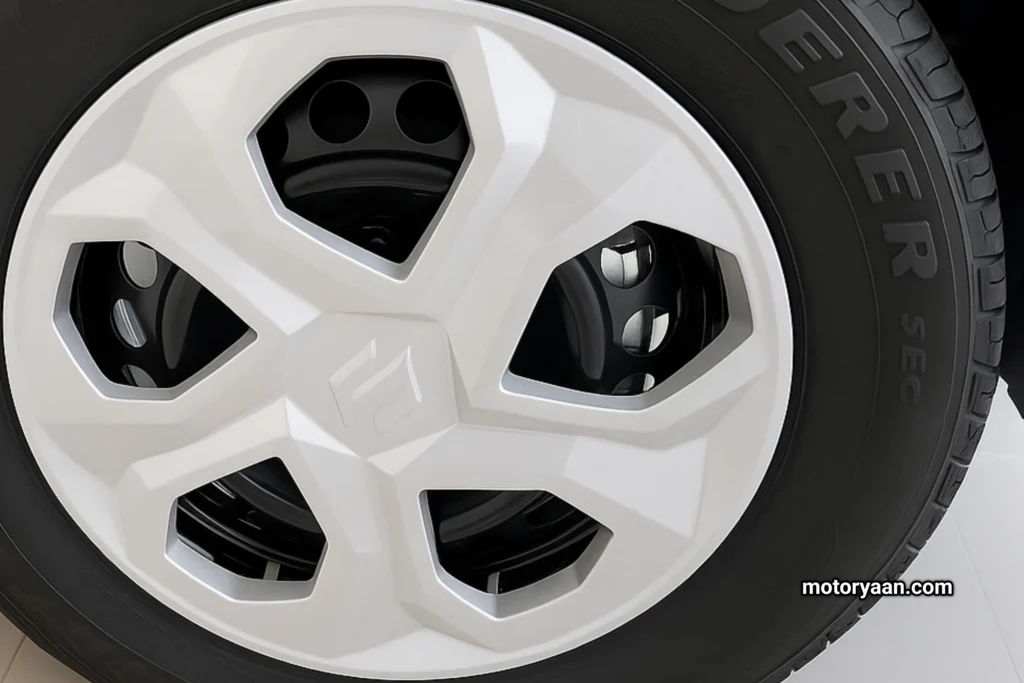 Brezza Urbano Edition alloy wheels visible from side profile