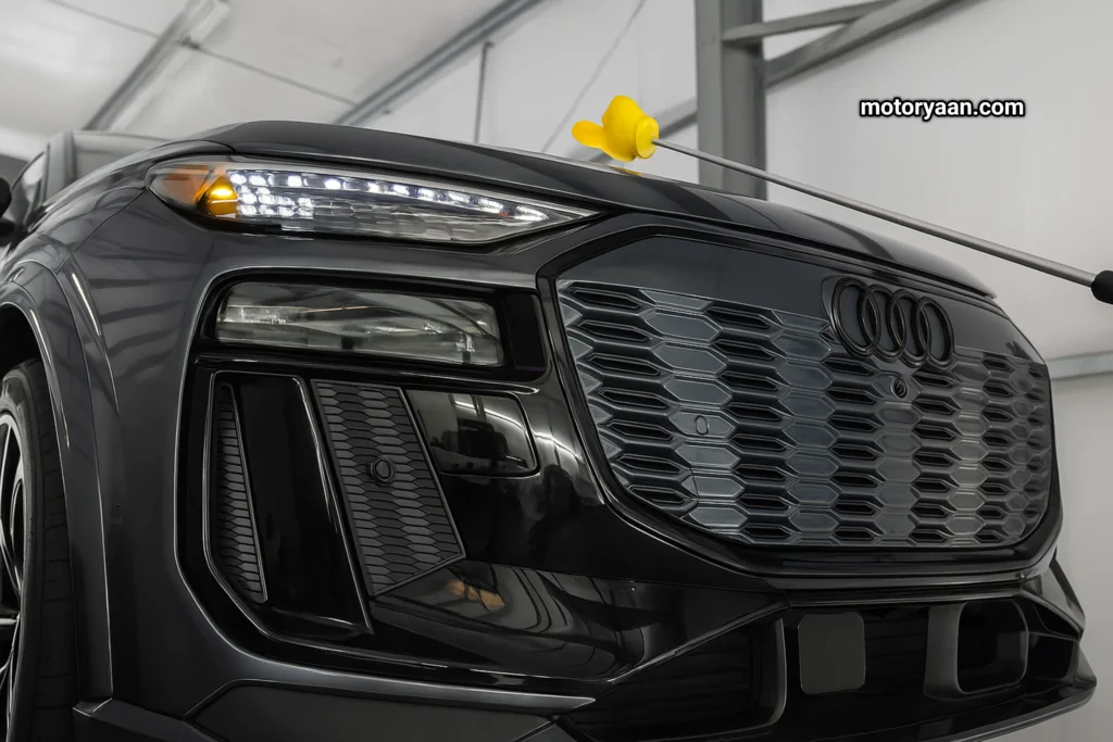 2025 Audi SQ6 e-tron Front Fascia Close-Up
