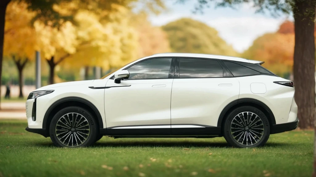 Omoda 9 SUV complete side profile