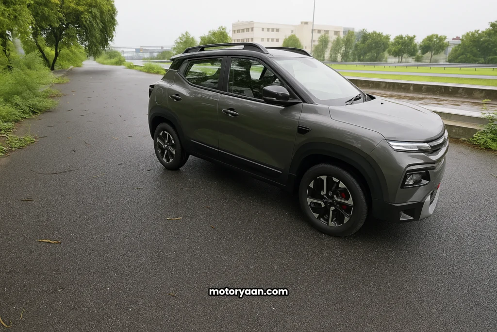2025 Renault Kiger side profile with sporty design