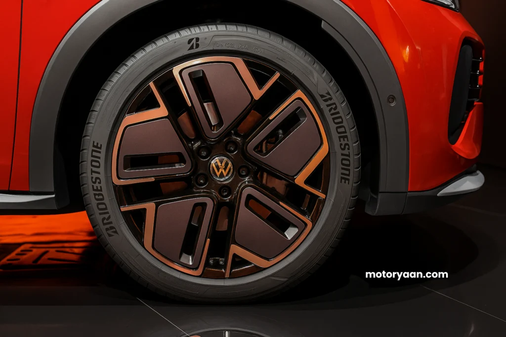 2025 Volkswagen T-Roc alloy wheel design close-up