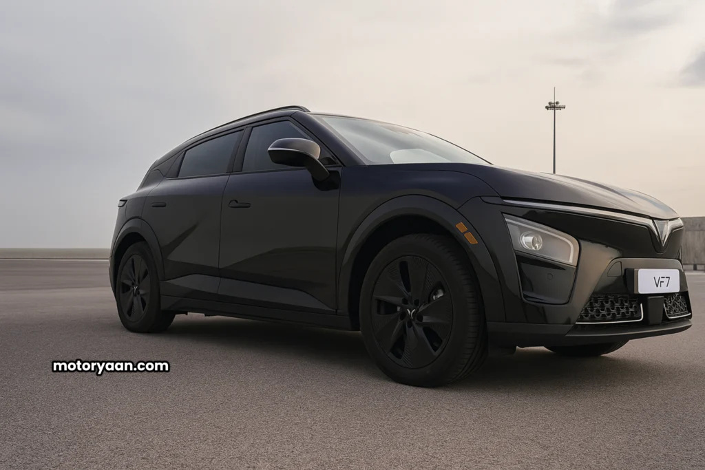 VinFast electric SUV side and front profile view