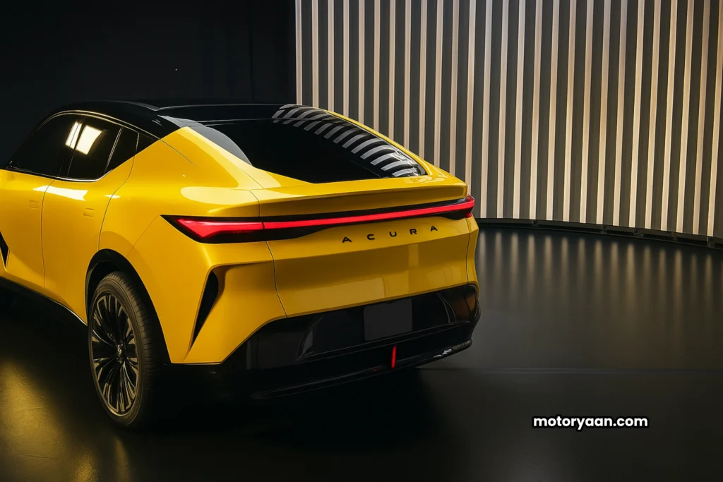 2026 Acura RSX Prototype side and rear profile with sculpted design