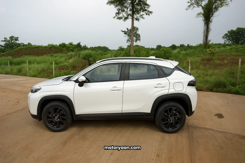 Fronx Delta Plus Variant side profile showcasing sporty stance