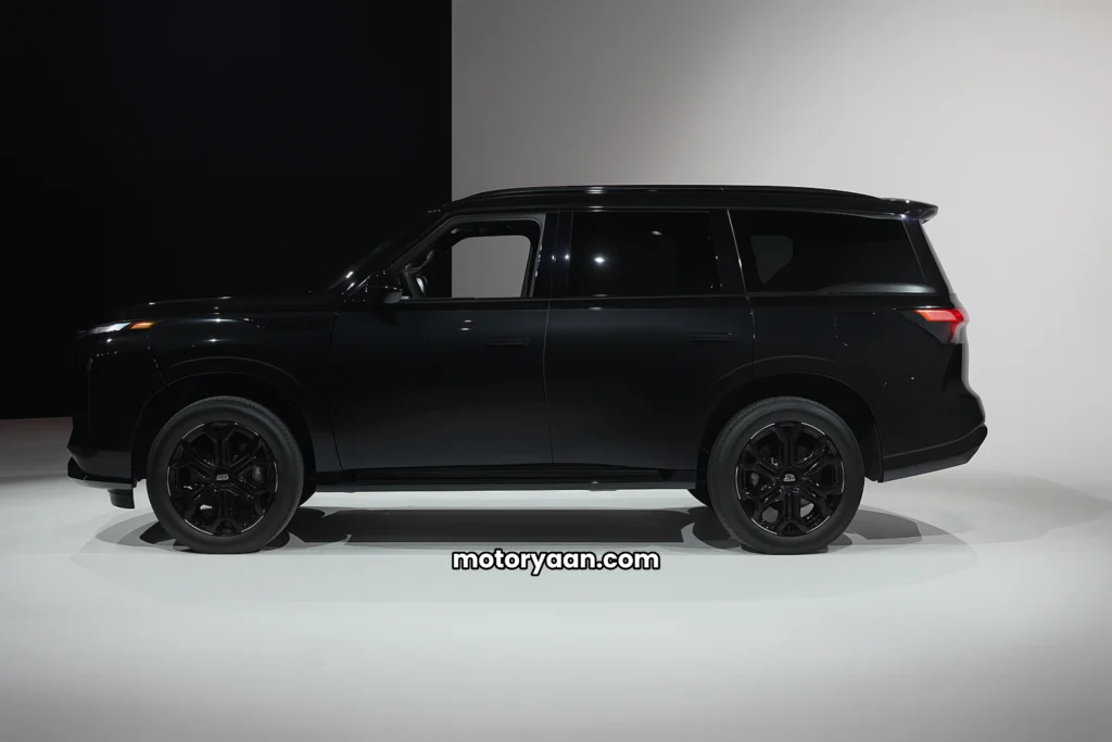 2026 Infiniti QX80 Sport full side profile view
