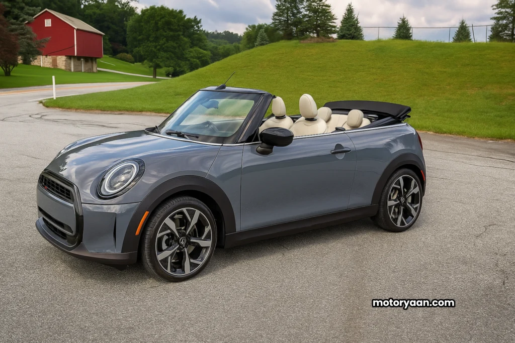 2025 MINI Cooper S Convertible sporty front and side view