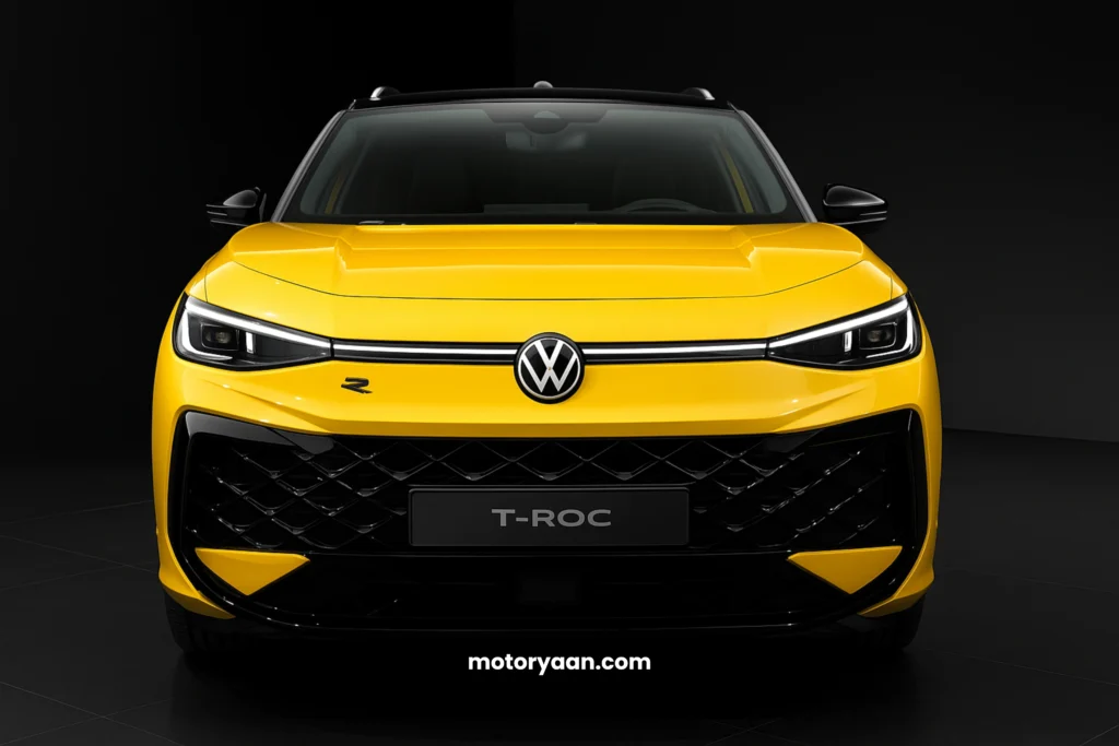 2025 Volkswagen T-Roc front profile close-up