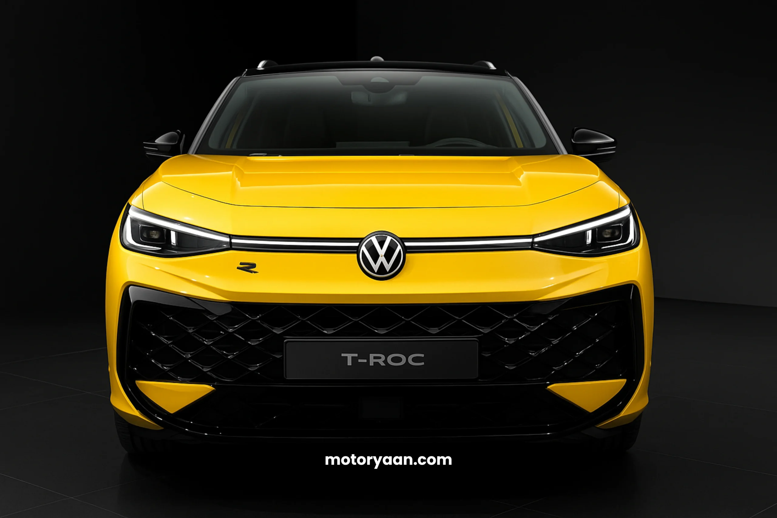 2025 Volkswagen T-Roc front profile close-up