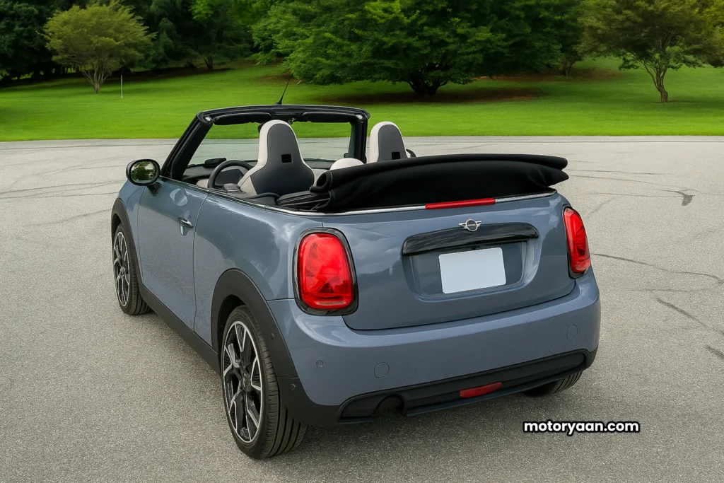 2025 MINI Cooper S Convertible rear and side profile view